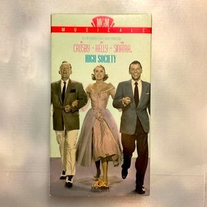 High Society on VHS Frank Sinatra, Bing Crosby, Grace Kelly